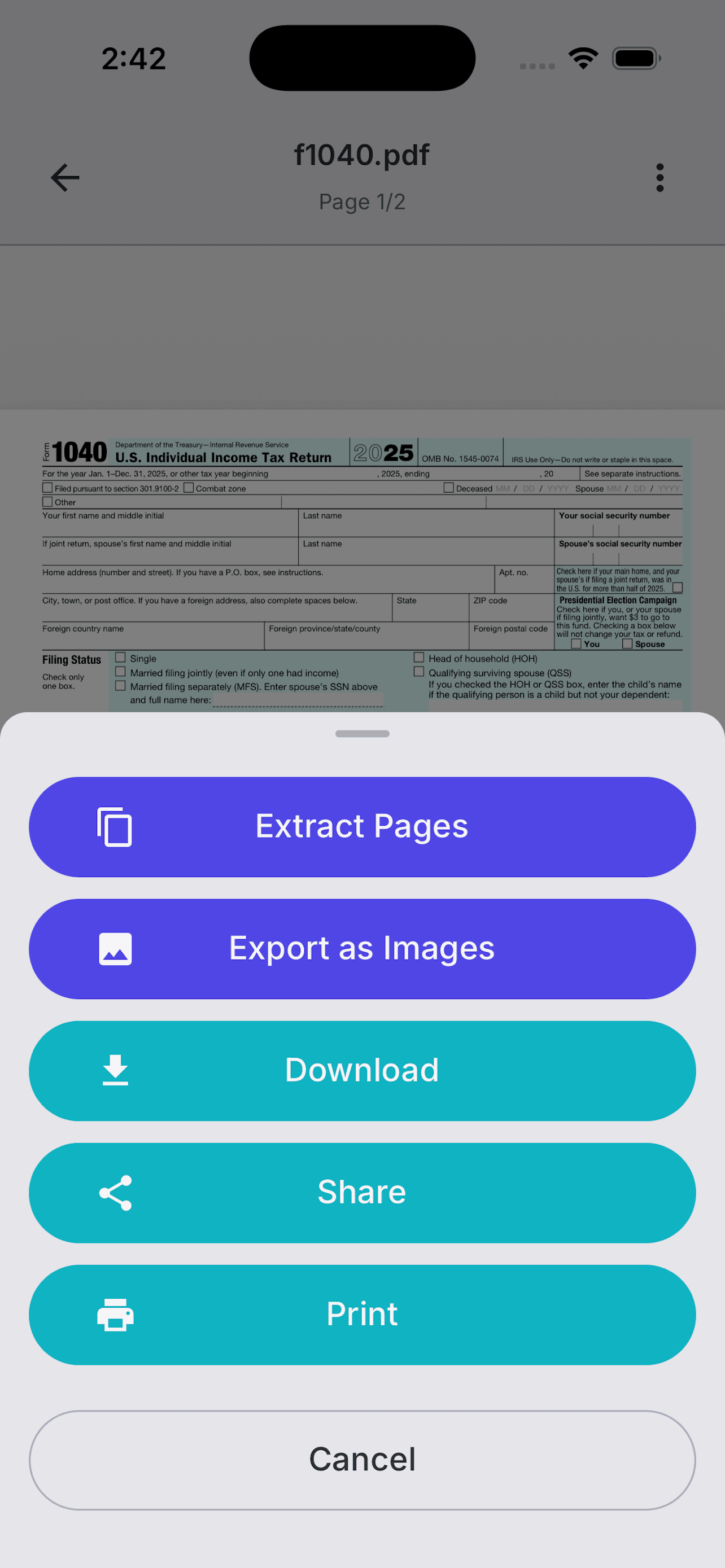 NxtTools mobile app — screen 5 (iOS and Android productivity utility)