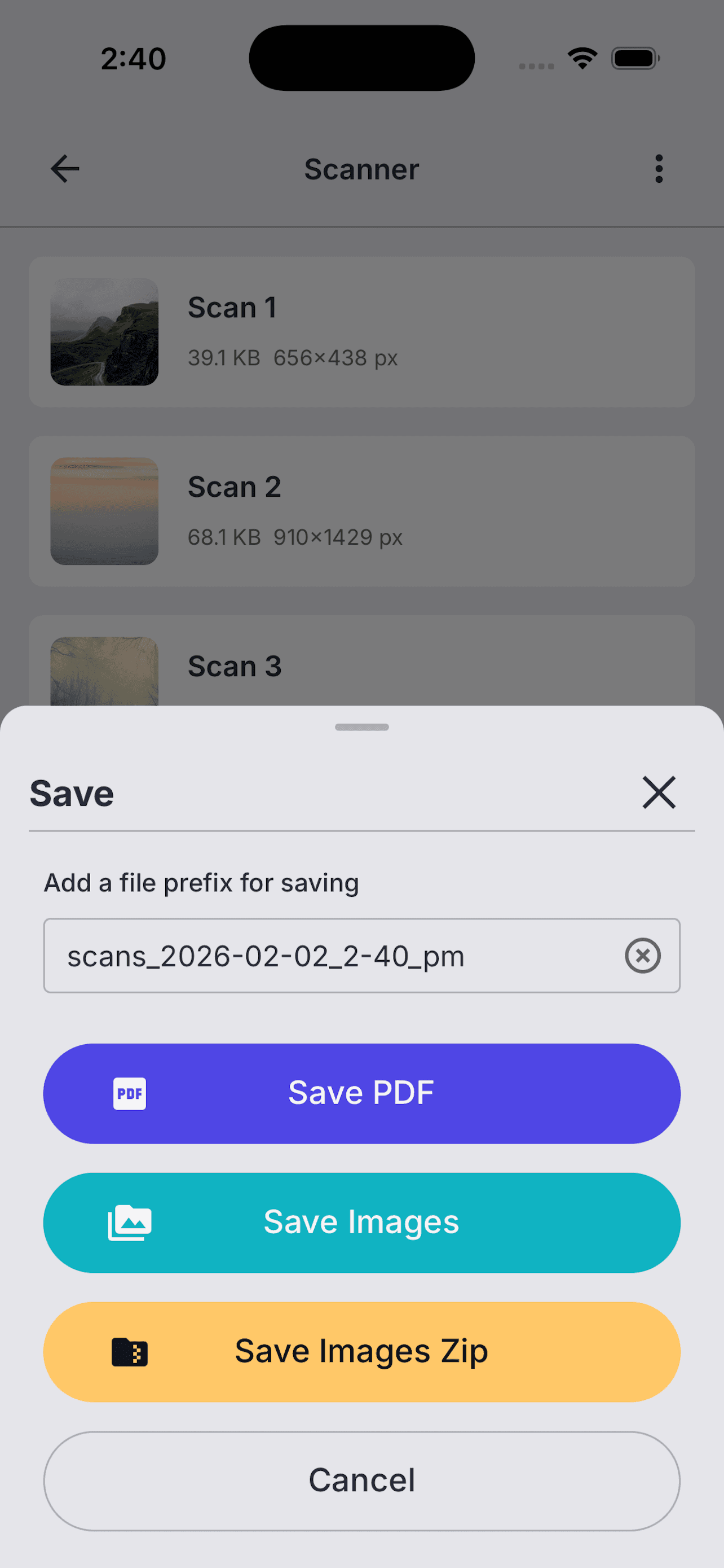 NxtTools mobile app — screen 3 (iOS and Android productivity utility)